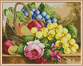 Набір алмазной мозаїки NKF Кошик з фруктами J0022