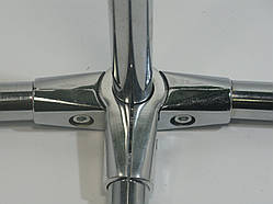 Кріплення до труби D25 муфта хром GIFF R44М система Джокер