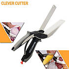 Універсальні кухонні ножиці Clever cutter / ніж-ножиці 3 в 1 / розумні ножиці, фото 4