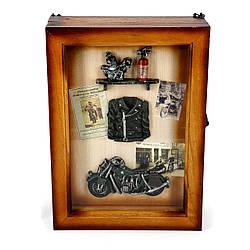 Стильна настінна ключниця "Будні байкера"