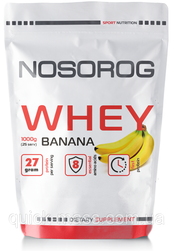 Протеїн Nosorig Whey Protein 1kg (різні смаки)