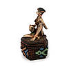 Скринька статуетка африканської дівчини на кришці S7626 , фото 3
