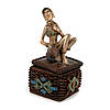 Скринька статуетка африканської дівчини на кришці S7626 , фото 5
