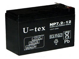 Акумулятор 12v 7.2Ah U-tex