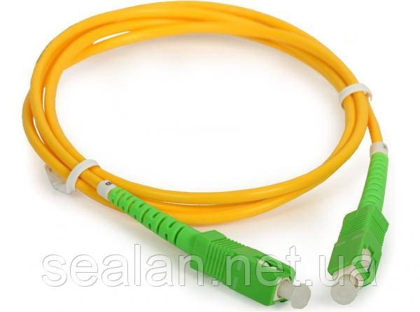 Патчкорд оптичний SC/APC-SC/APC 3мм SM 2м G657A ValCord