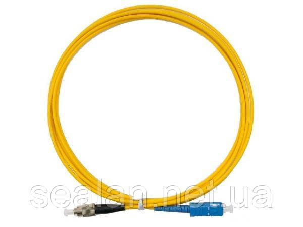 Патчкорд оптичний гібрид FC/UPC-SC/UPC 3мм SM 3м G657A ValCord