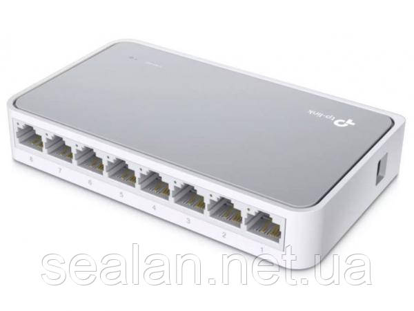 Комутатор світч TP-Link TL-SF1008D, некерований 8-port 10/100 Мбіт/с