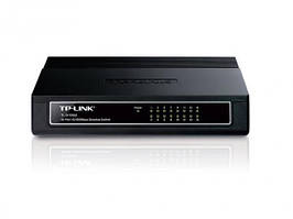 Комутатор світч TP-LINK TL-SF1016D, некерований. 16 ports 10/100 Мбіт/с