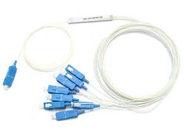 Дільник оптичний SC/UPC 1x8, 0.9мм, сплітер (Splitter PLC) волокно G657A ValCord