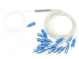 Дільник оптичний SC/UPC 1x16, 0.9мм, сплітер (Splitter PLC) волокно G657A ValCord