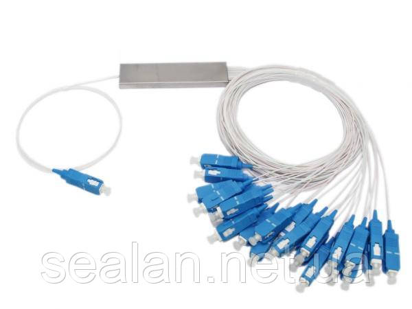 Дільник оптичний SC/UPC 1x24, 0.9мм, сплітер (Splitter PLC) волокно G657A ValCord