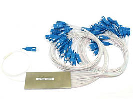 Дільник оптичний SC/UPC 1x64, 0.9мм, сплітер (Splitter PLC) волокно G657A ValCord