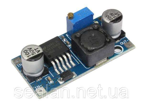 Знижувальний перетворювач 3A, LM2596S DC-DC 1-36В