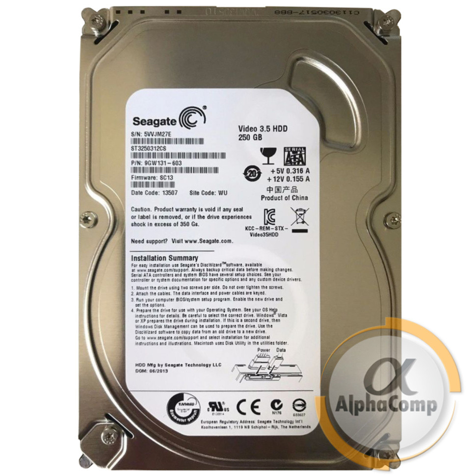 Жорсткий диск 3.5" 250 Gb Seagate ST3250312CS (8Mb/7200/SATAII) БУ