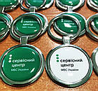 Виготовлення брелоків із принтом, металеві брелоки з логотипом, фото 4