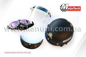 Шолом X8 Манкі (відкритий + окуляри)