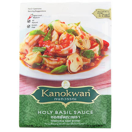 Соус з Туласі (Свячений базилік) Kanokwan, 50 г, фото 1