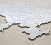 Карта України на стіну з фанери, фото 5