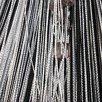 Штори нитки без люрексової нитки, з камінням