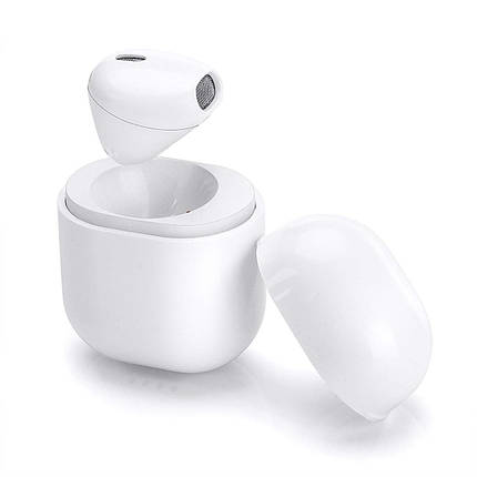 Бездротова гарнітура Bluetooth, навушник HBQ IP8 White (88361), фото 1