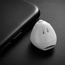 Бездротова гарнітура Bluetooth, навушник HBQ IP8 White (88361), фото 6