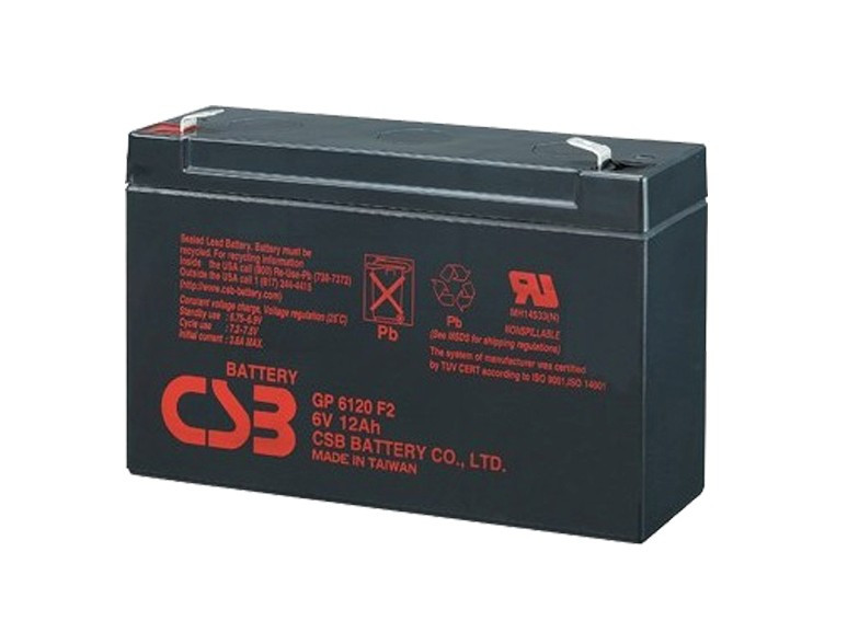 Акумуляторна батарея CSB GP6120, 6V 12Ah Q10