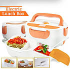 Ланч-бокс з підігрівом від мережі 220V - Electric lunch box СИНІЙ, фото 2