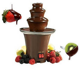 Шоколадний фонтан міні Фондю Mini Chocolate Fountain Fondue