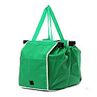 Складна господарська сумка для покупок Grab Bag (2 шт.) Snap-on-Cart Shopping Bag, фото 9