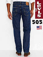 Джинсы мужские Levi's®505(Dark Stone) - 4886 / прямой покрой / 100% хлопок / из США W32, L30