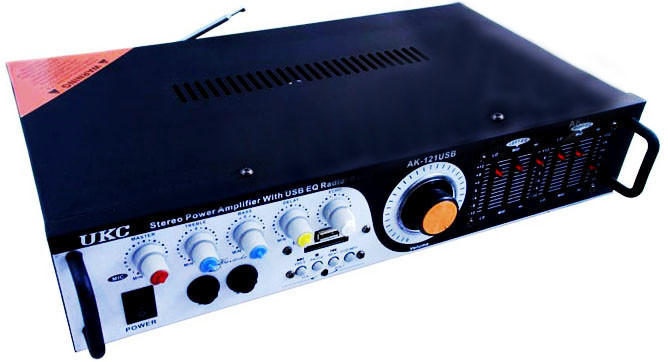 Підсилювач звуку UKC AMP 121 + Караоке