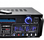 Підсилювач потужності звуку UKC AMP AV 1800 | компактний підсилювач звуку | підсилювач потужності, фото 3
