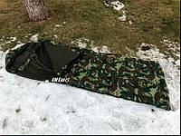 Спальний мішок (спальник) ковдра з капюшоном зимовий VMSport Зима (sp-010)