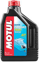 MOTUL INBOARD TECH 4T SAE 15W50 (2L) Масло для 4-х тактных бортовых двигателей водной техники