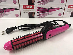 Багатофункціональна праска для волосся Nova 3 in 1 Multifunction Perfect Curl and Straightener NHC-8890