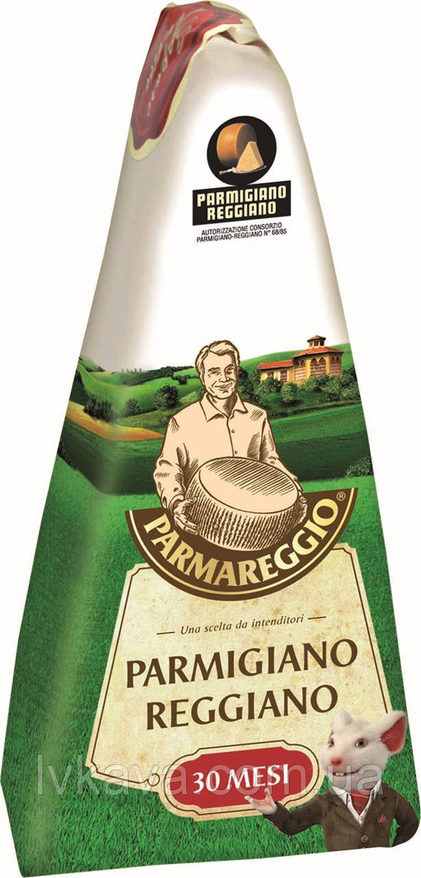 Сир Parmareggio - Parmigiano Reggiano , 30 міс, 200 гр