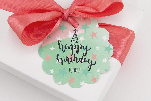 Бирка декоративна 142 "Happy birthday to you"