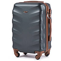 Валіза WINGS 402 Exclusive АБС-пластик, міні (ручна поклажа) XS Зелений