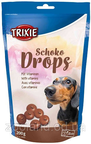 31611 Trixie Schoko Drops шоколадні дропси, 75 г