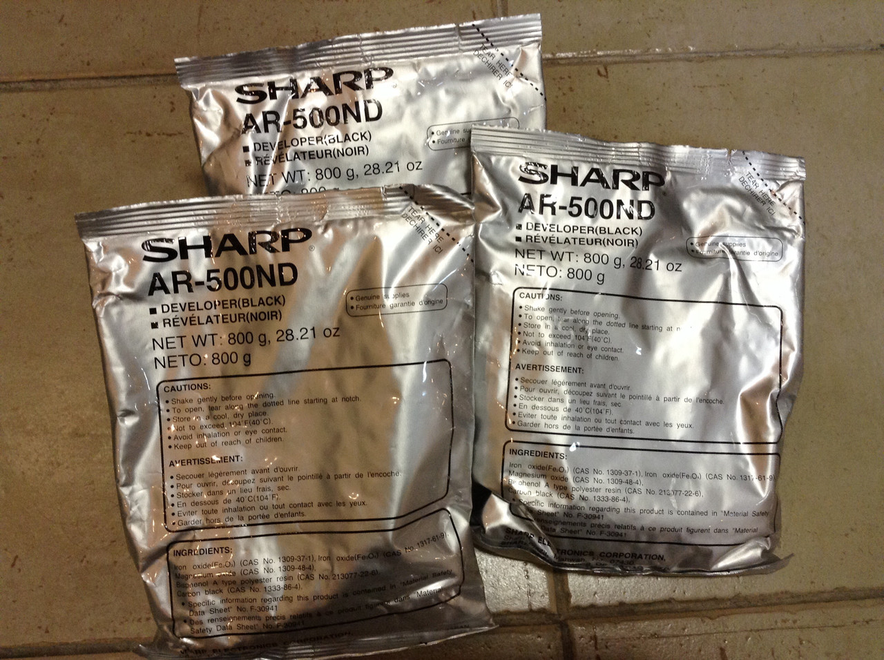 Девелопер SHARP AR-500ND (оригінал) SHARP AR-405, фото 1