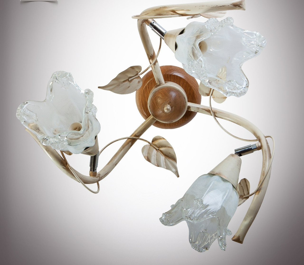 Люстра з поворотними квітковими плафонами для спальні, для передпокою, фото 1