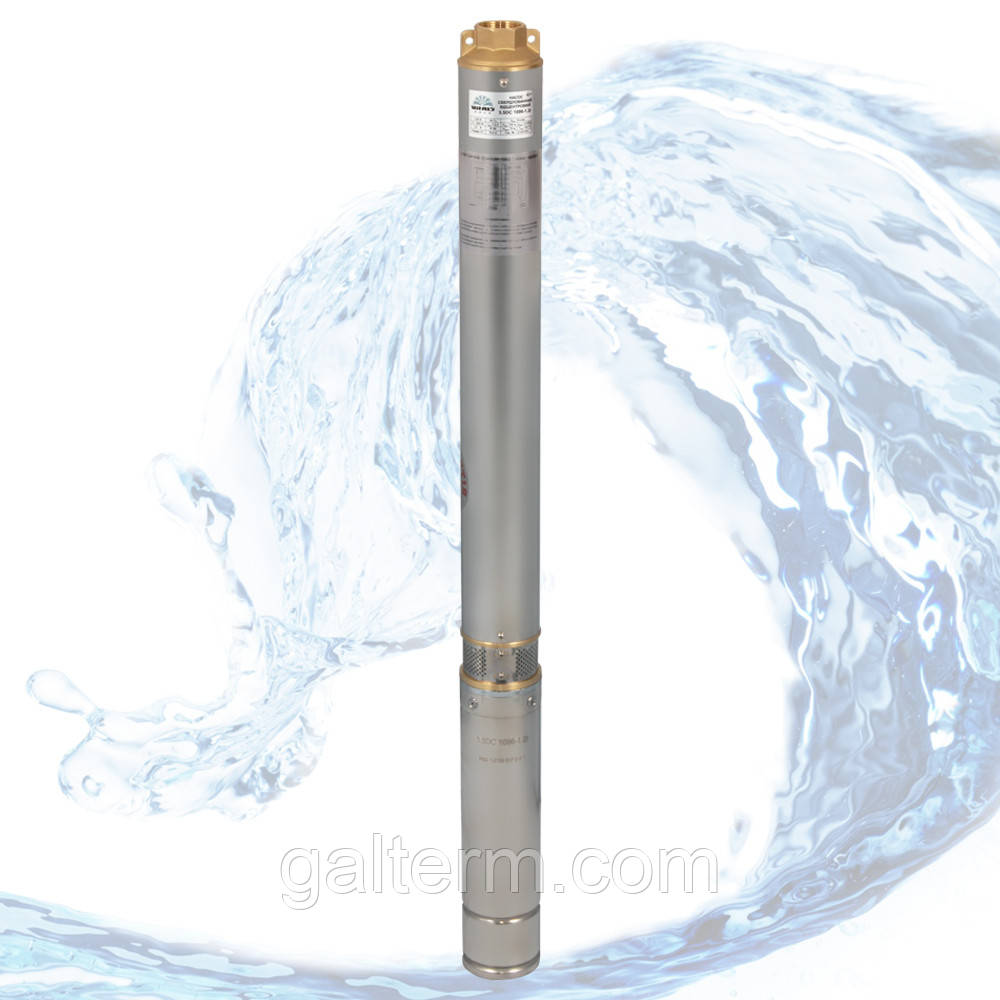 Насос глибинний Vitals Aqua 3.5 DC 1096-1.2 r (104м, 76л/хв, 1,2 кВт, 30м кабель)