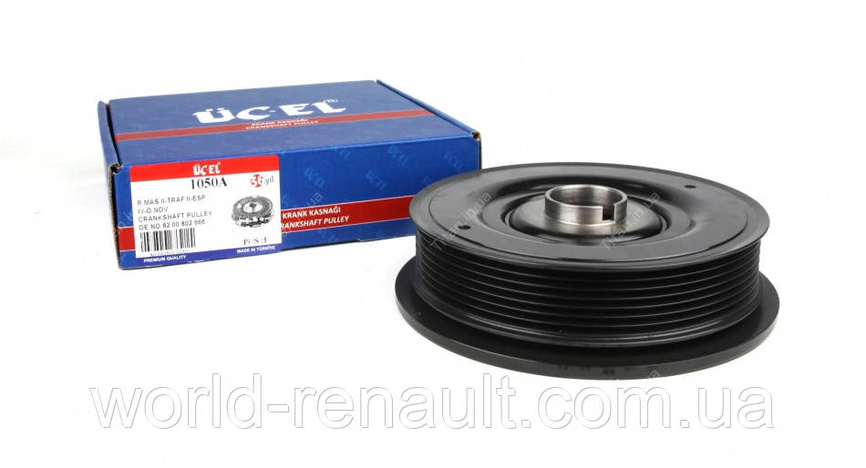 Шків (7-рк) колінвала на Рено Трафік II, Опель Віварі II G9U 2.5dci (146 л.с.) / UCEL 1050A