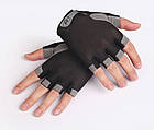 Рукавички велосипедні Huwai гелеві без пальців, фото 2