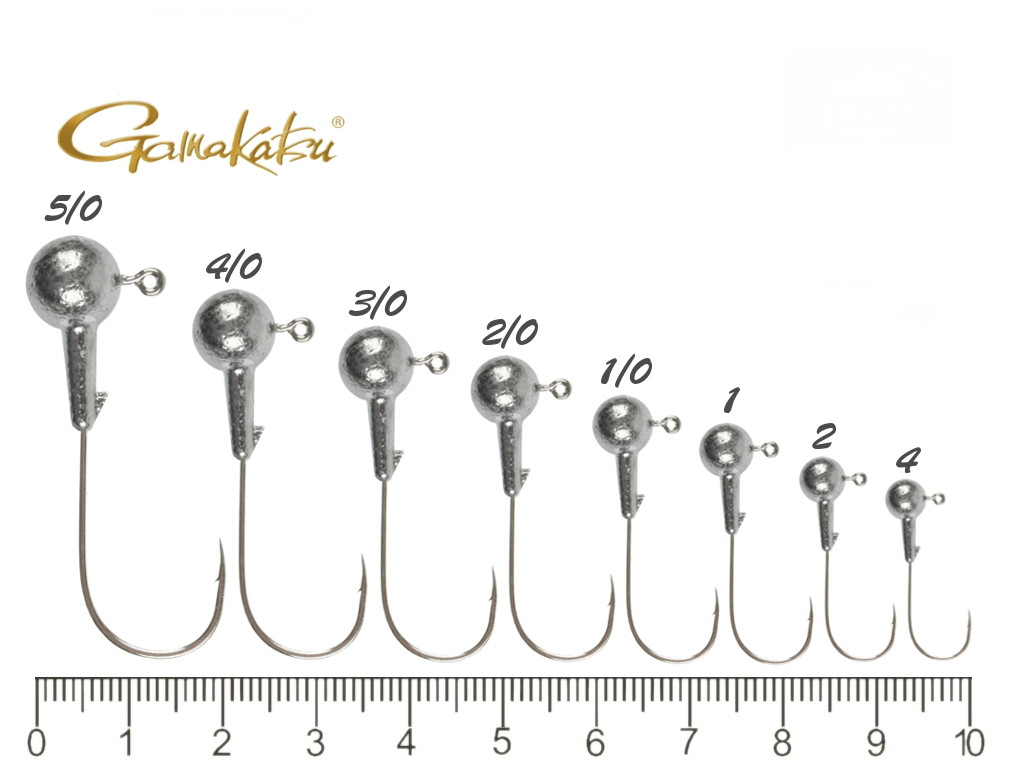 Джиг-головка Gamakatsu 1/0 - 10г - 5шт/уп