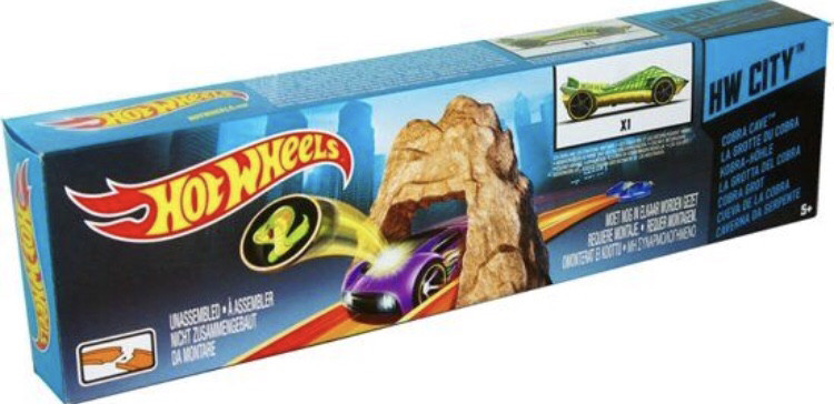 HOT WHEELS HW TRACK BUILDER COBRA CAVE Mattel X9275