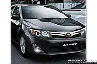 Защитные велюровые накладки на карты дверей для Toyota Camry 2012