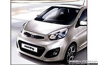 Защитные велюровые накладки на карты дверей для Kia Picanto new