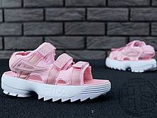 Жіночі сандалії Fila Disruptor 2 Sandal White Pink, фото 4