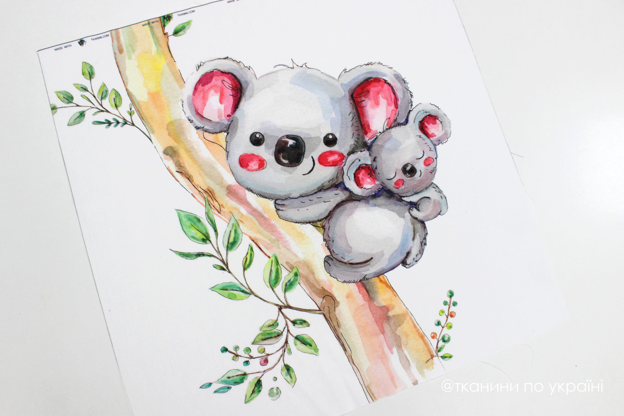 Панелька сатин Коала 40*40